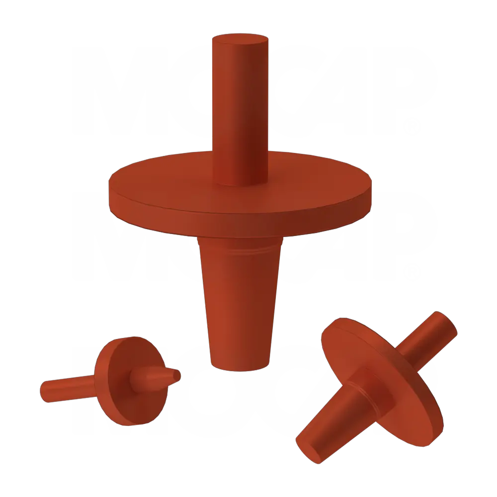 MOCAP Silicone Rubber Washer Plugs for Threaded and Non-Threaded Hole  Protection